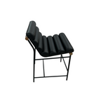 Denver Modern Vail Counter Stool - Black Leather