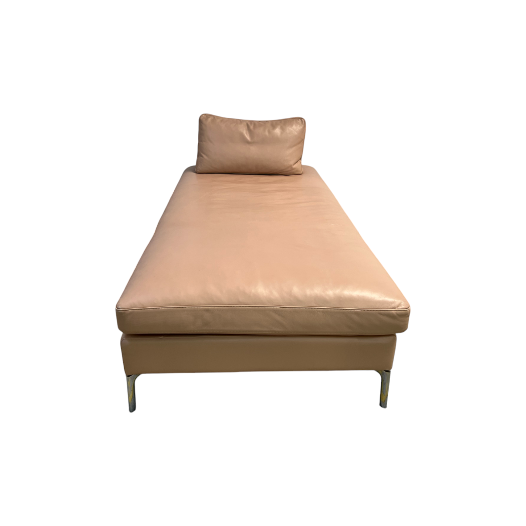 EQ3 Paloma Pink Eve Leather Daybed