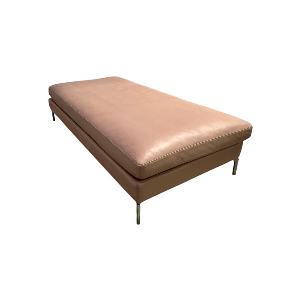 EQ3 Paloma Pink Eve Leather Daybed