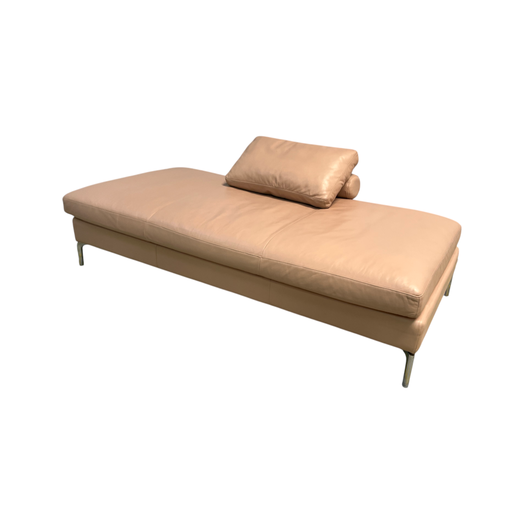 EQ3 Paloma Pink Eve Leather Daybed