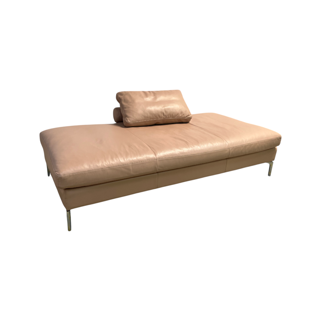 EQ3 Paloma Pink Eve Leather Daybed