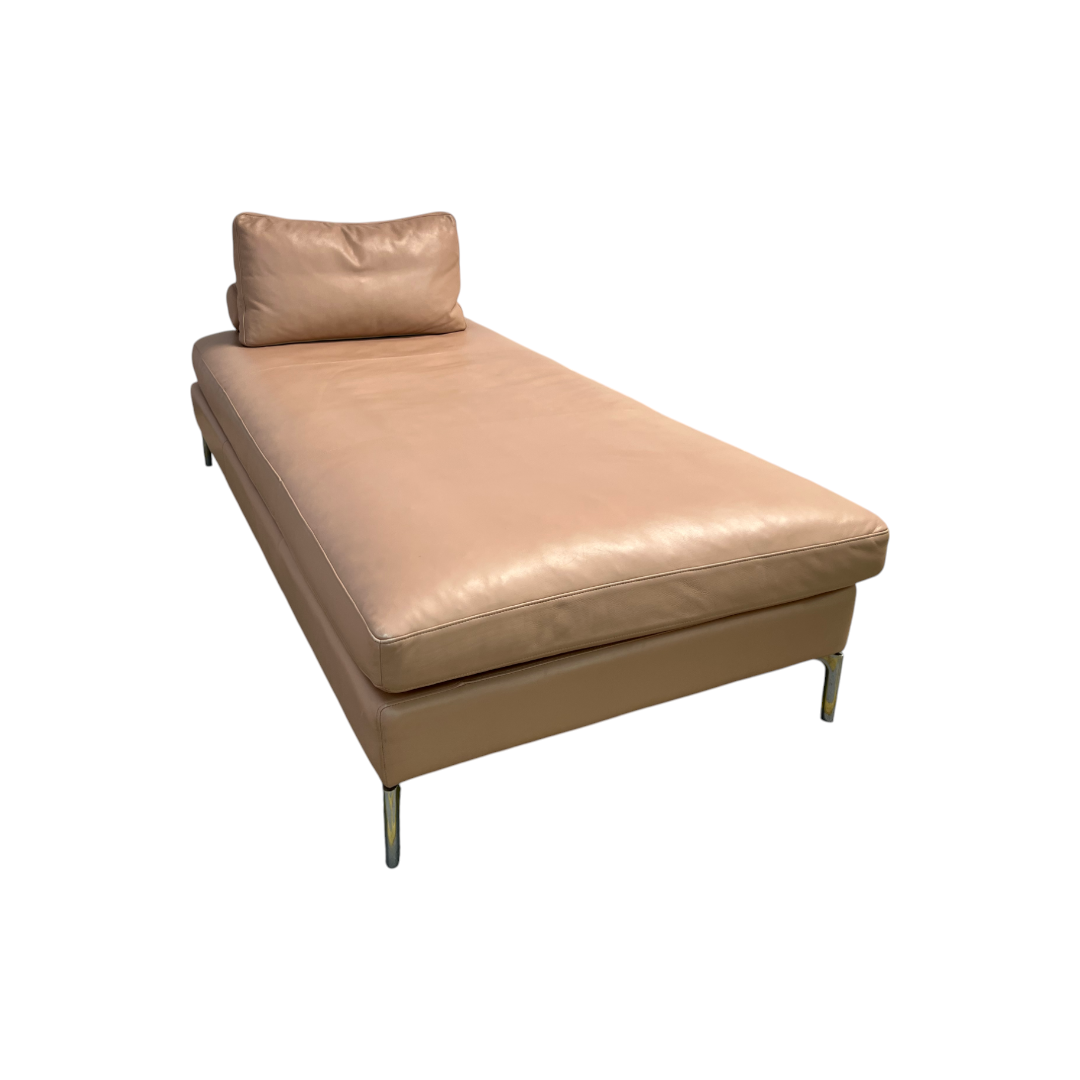 EQ3 Paloma Pink Eve Leather Daybed