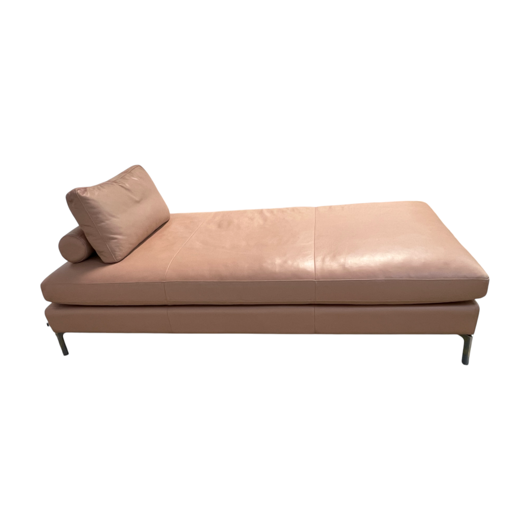 EQ3 Paloma Pink Eve Leather Daybed