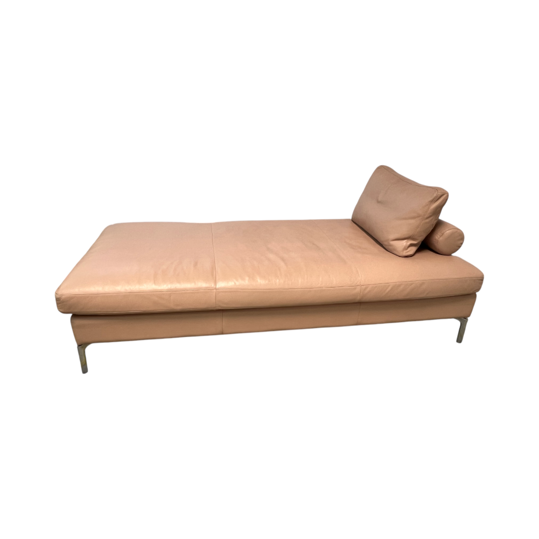 EQ3 Paloma Pink Eve Leather Daybed