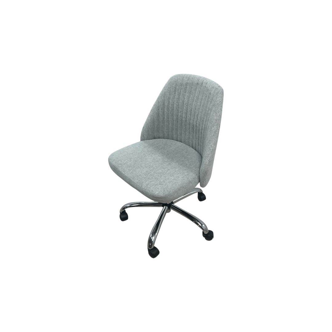 Ebern Designs Home Office Desk Chair, Office Chairs Desk Chair Rolling Task Chair Computer Chair Adjustable With Wheels Armless For Bedroom, Vanity Chair For Makeup Room, Living Room