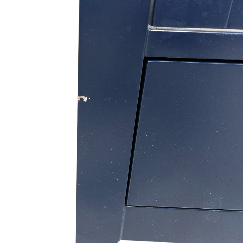 Ebern Designs Minnich Blue Double Sink Bath Vanity With Carrara Quartz Top And Undermount Porcelain Sinks