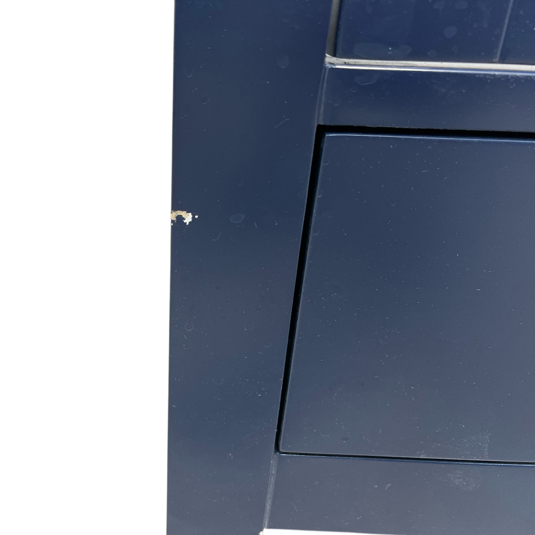 Ebern Designs Minnich Blue Double Sink Bath Vanity With Carrara Quartz Top And Undermount Porcelain Sinks