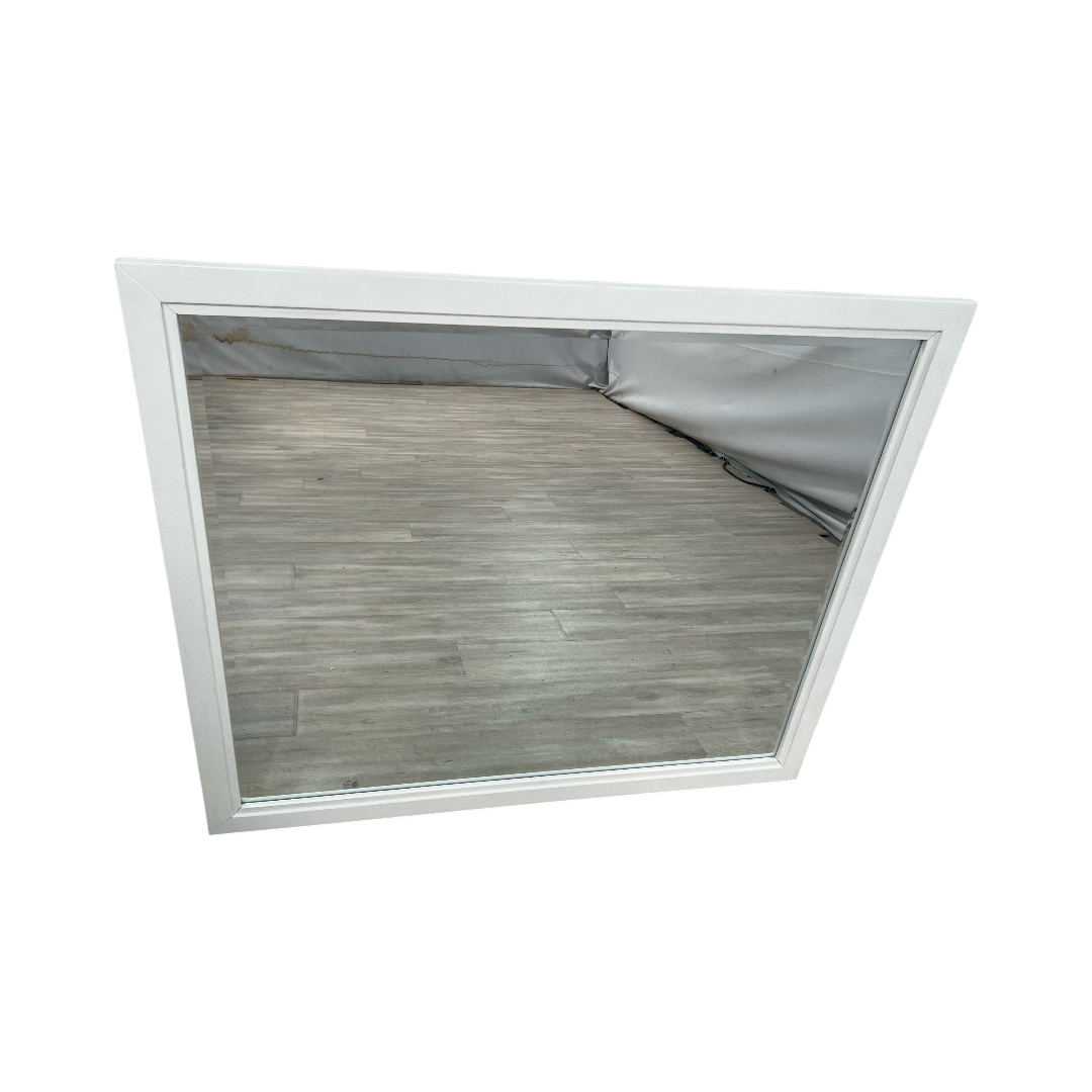 Ebern Designs Molly Tempered Glass Metal Beveled Framed Wall Mounted Vanity Rectangular Mirror