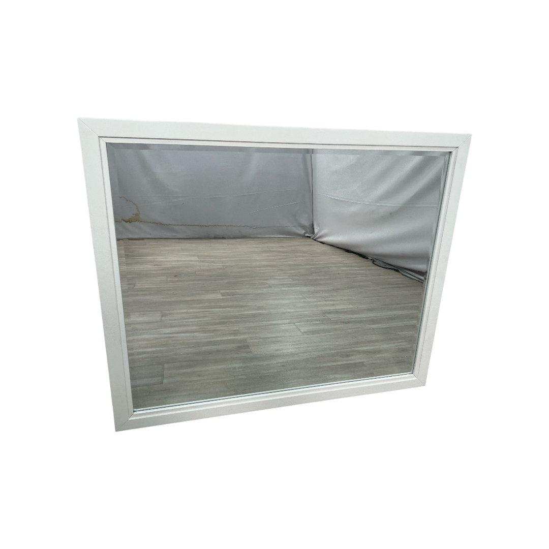 Ebern Designs Molly Tempered Glass Metal Beveled Framed Wall Mounted Vanity Rectangular Mirror