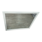Ebern Designs Molly Tempered Glass Metal Beveled Framed Wall Mounted Vanity Rectangular Mirror