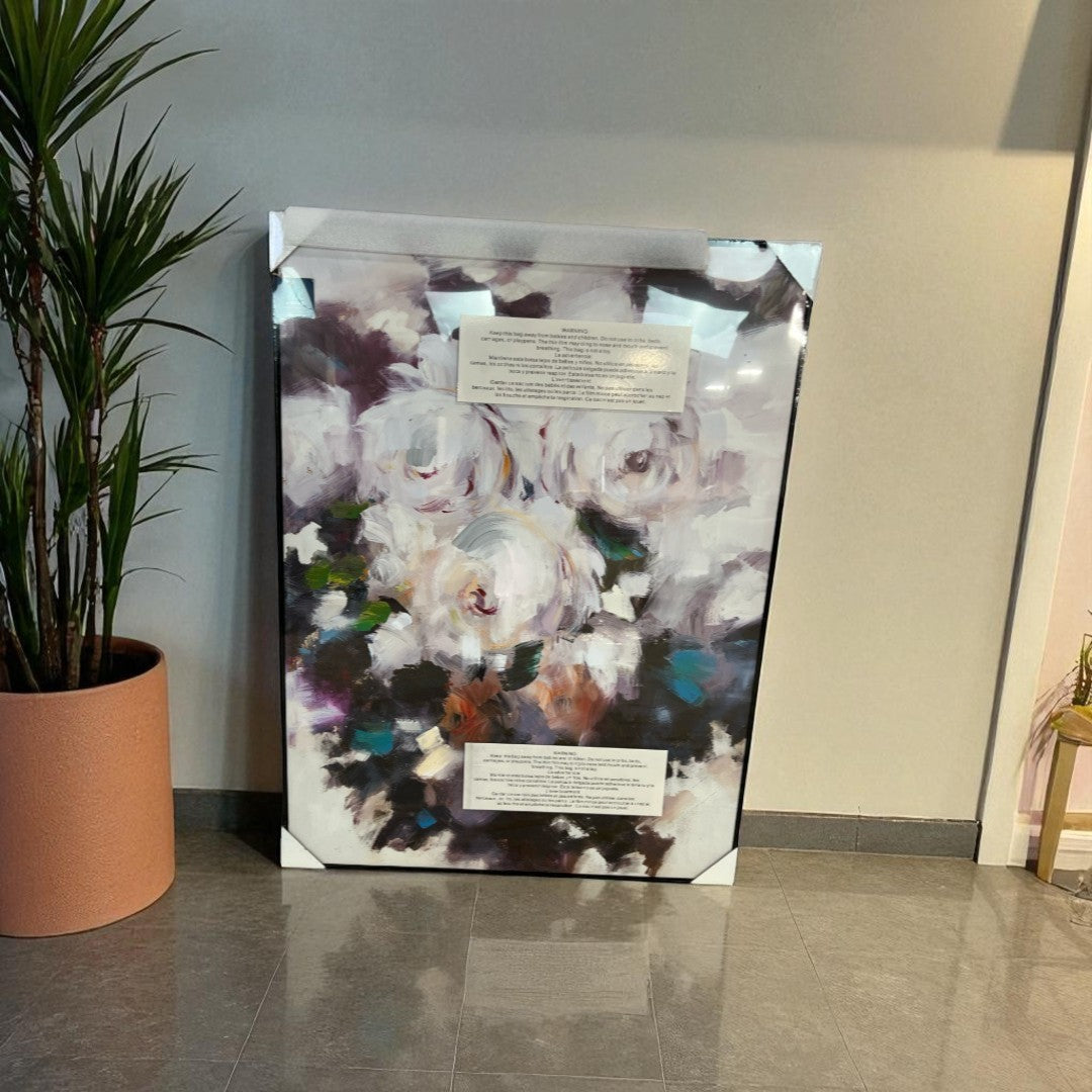 Elk Studio Peony Abstract Framed Wall Art