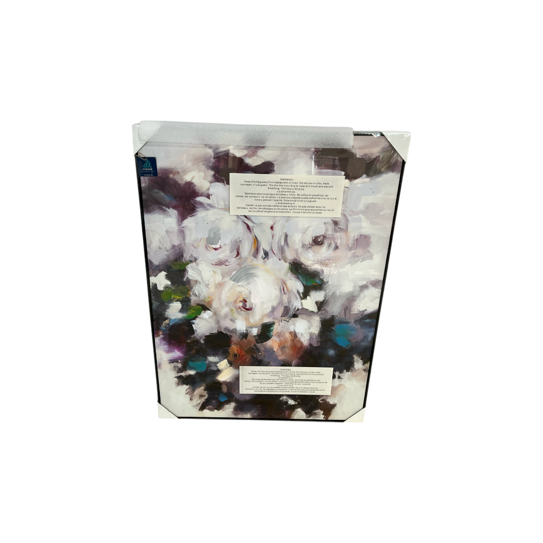 Elk Studio Peony Abstract Framed Wall Art