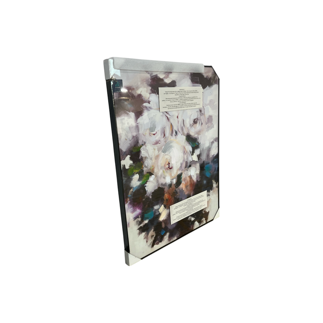 Elk Studio Peony Abstract Framed Wall Art