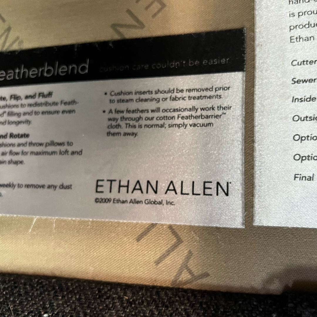 Ethan Allen Apollo Sofa