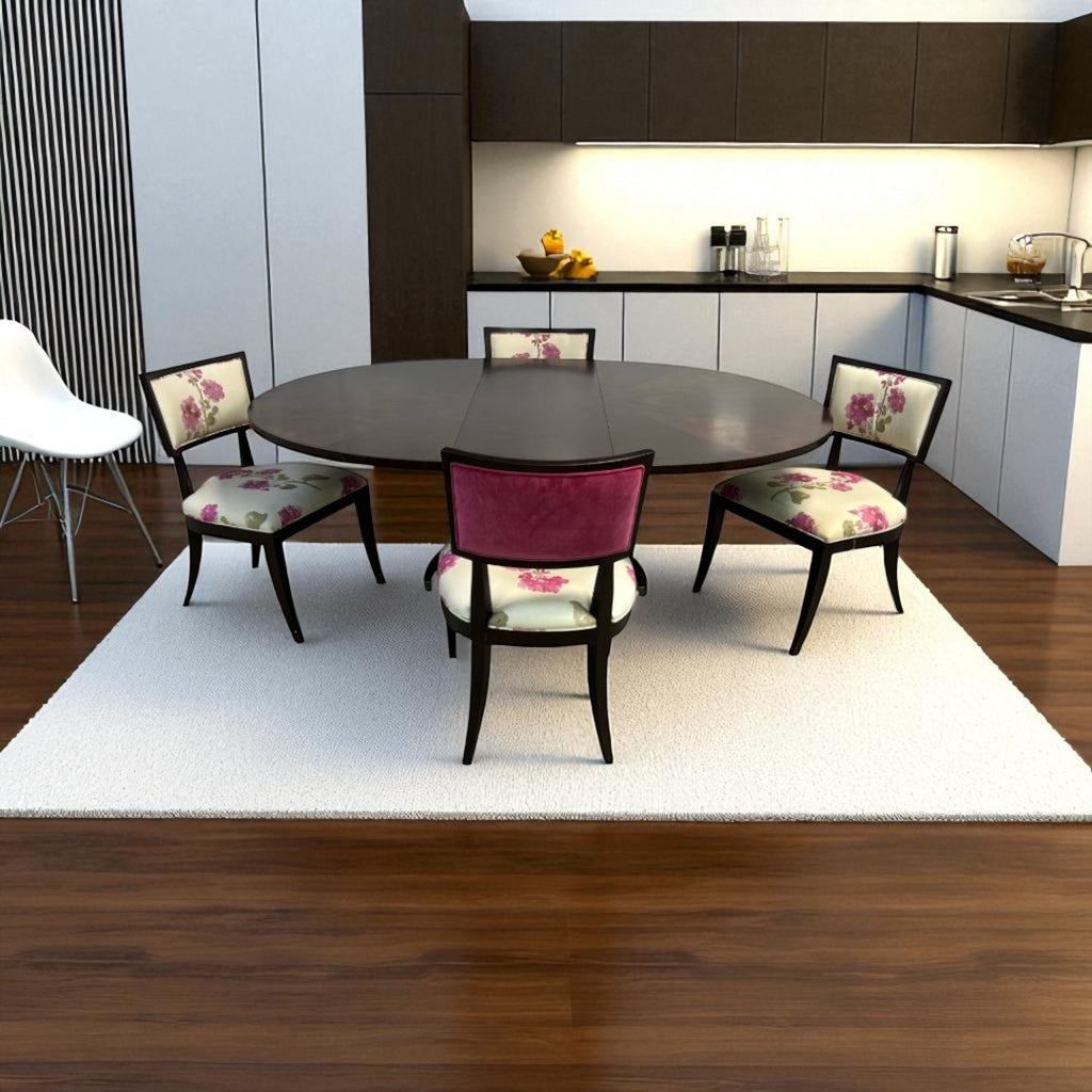 Ethan Allen Ashcroft Dining Table with Adrian Chairs Set
