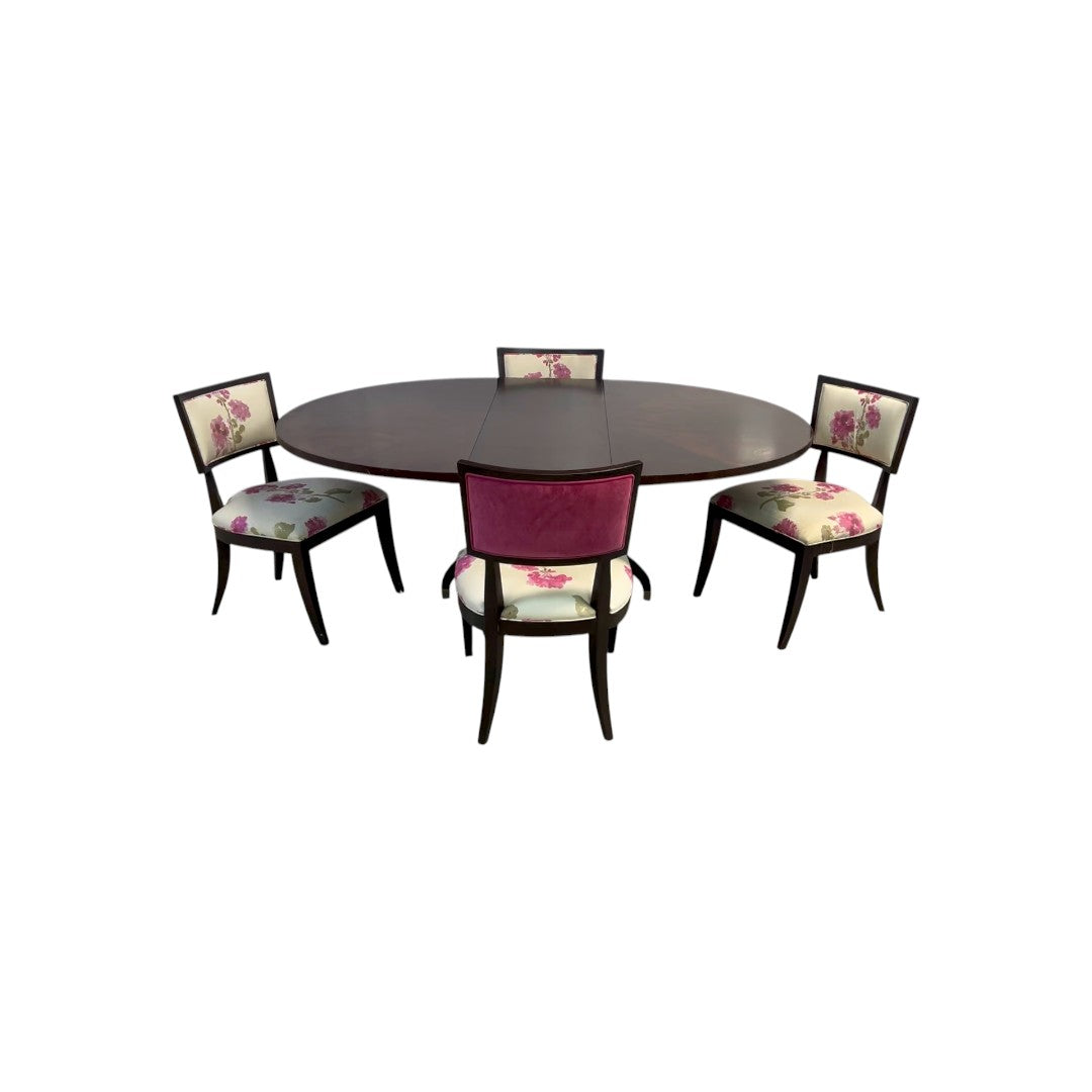 Ethan Allen Ashcroft Dining Table with Adrian Chairs Set