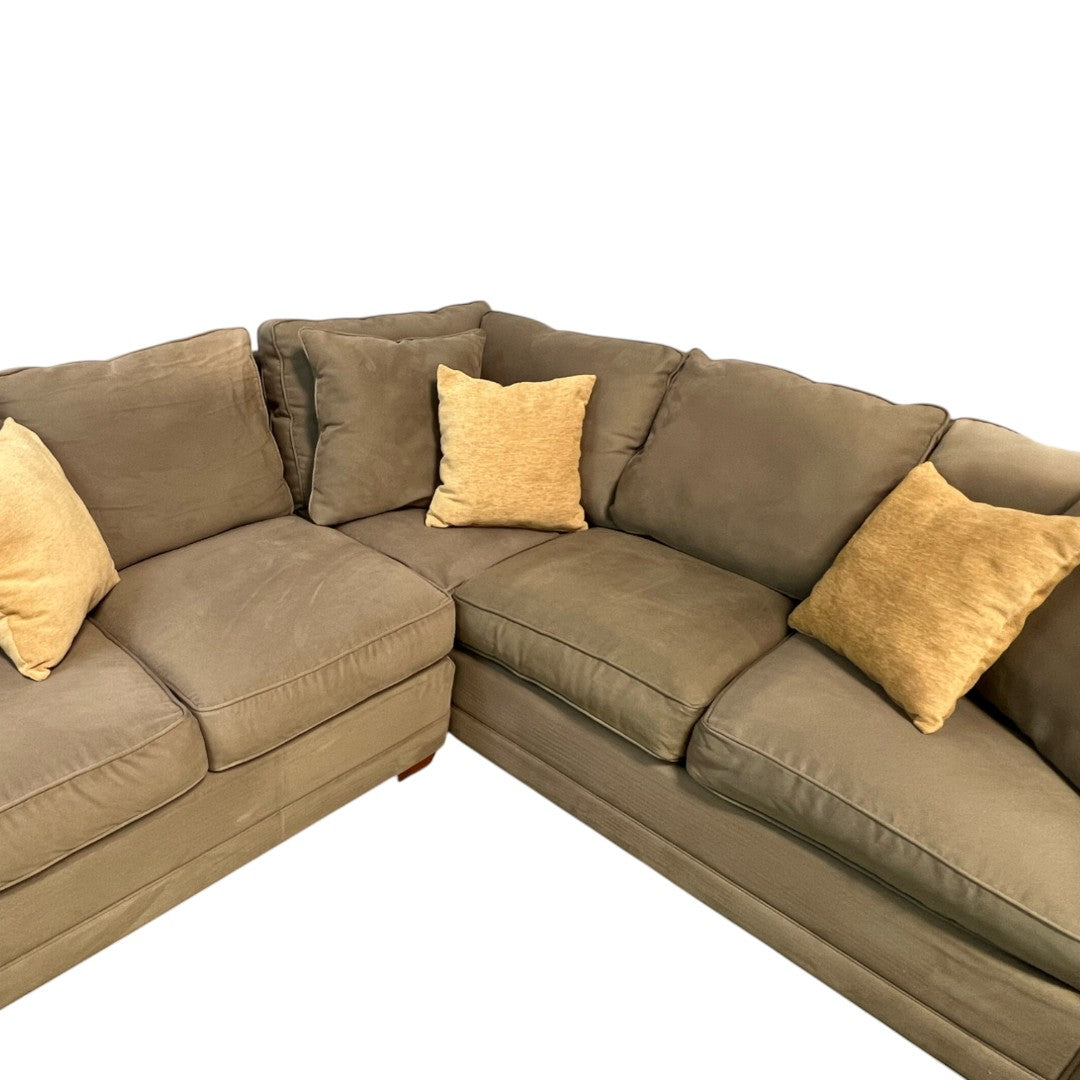 Ethan Allen Bennett Roll Track-Arm and Arm Chair Set