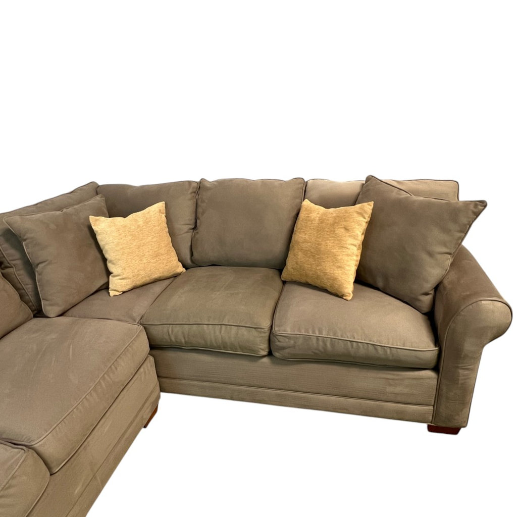 Ethan Allen Bennett Roll Track-Arm and Arm Chair Set
