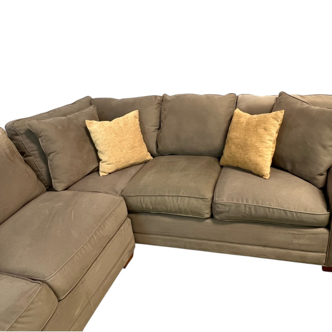 Ethan Allen Bennett Roll Track-Arm and Arm Chair Set