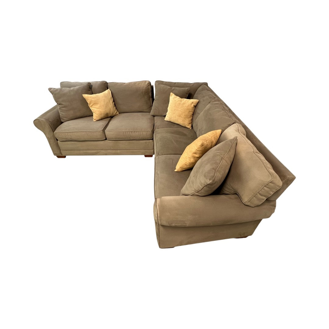 Ethan Allen Bennett Roll Track-Arm and Arm Chair Set