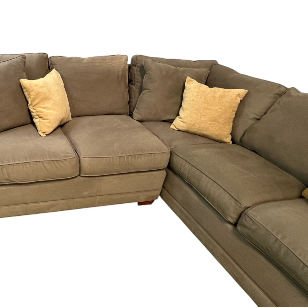 Ethan Allen Bennett Roll Track-Arm and Arm Chair Set