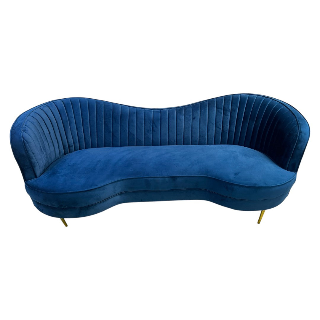 Everly Quinn Barfield Velvet Sofa