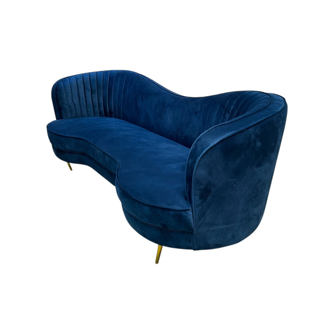 Everly Quinn Barfield Velvet Sofa