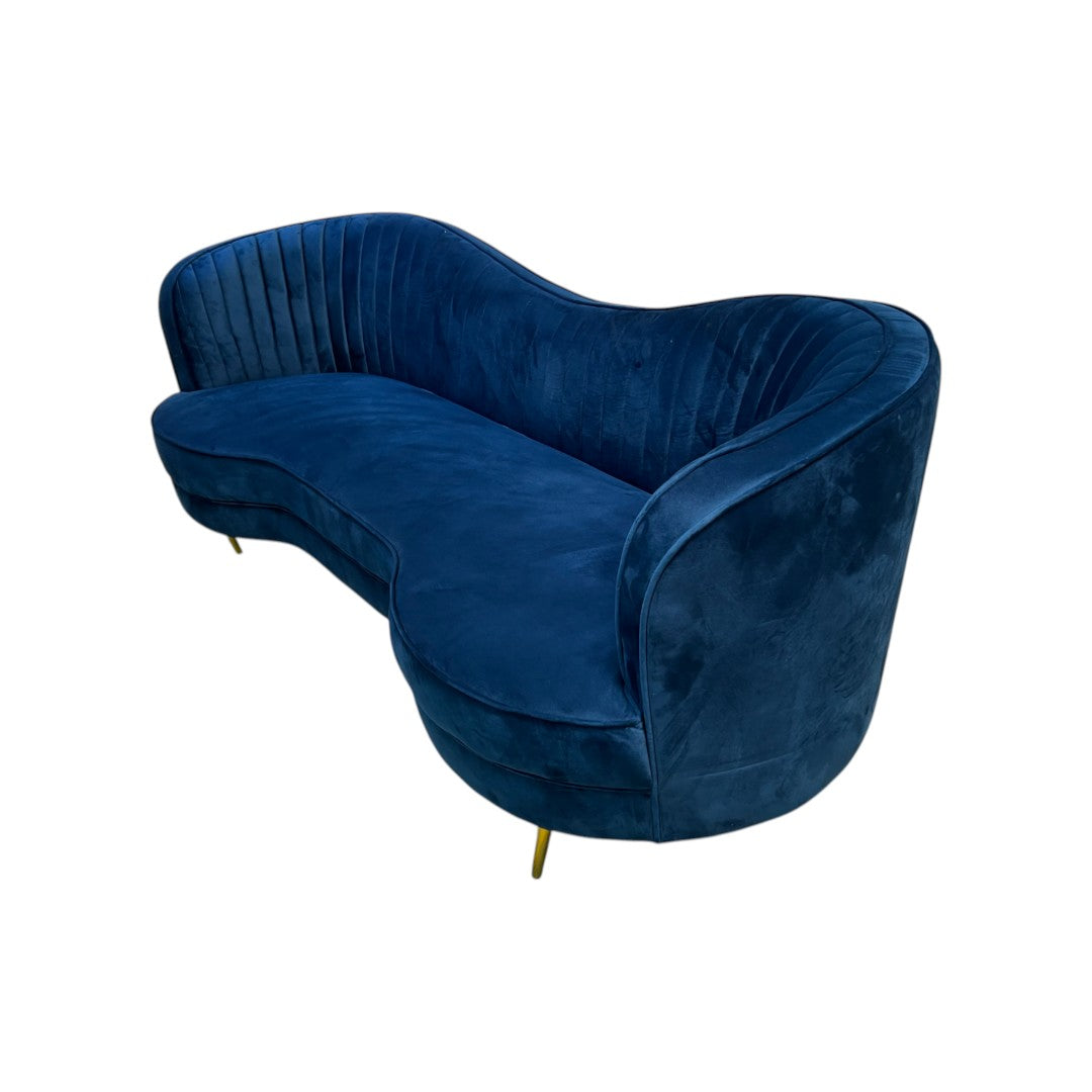 Everly Quinn Barfield Velvet Sofa