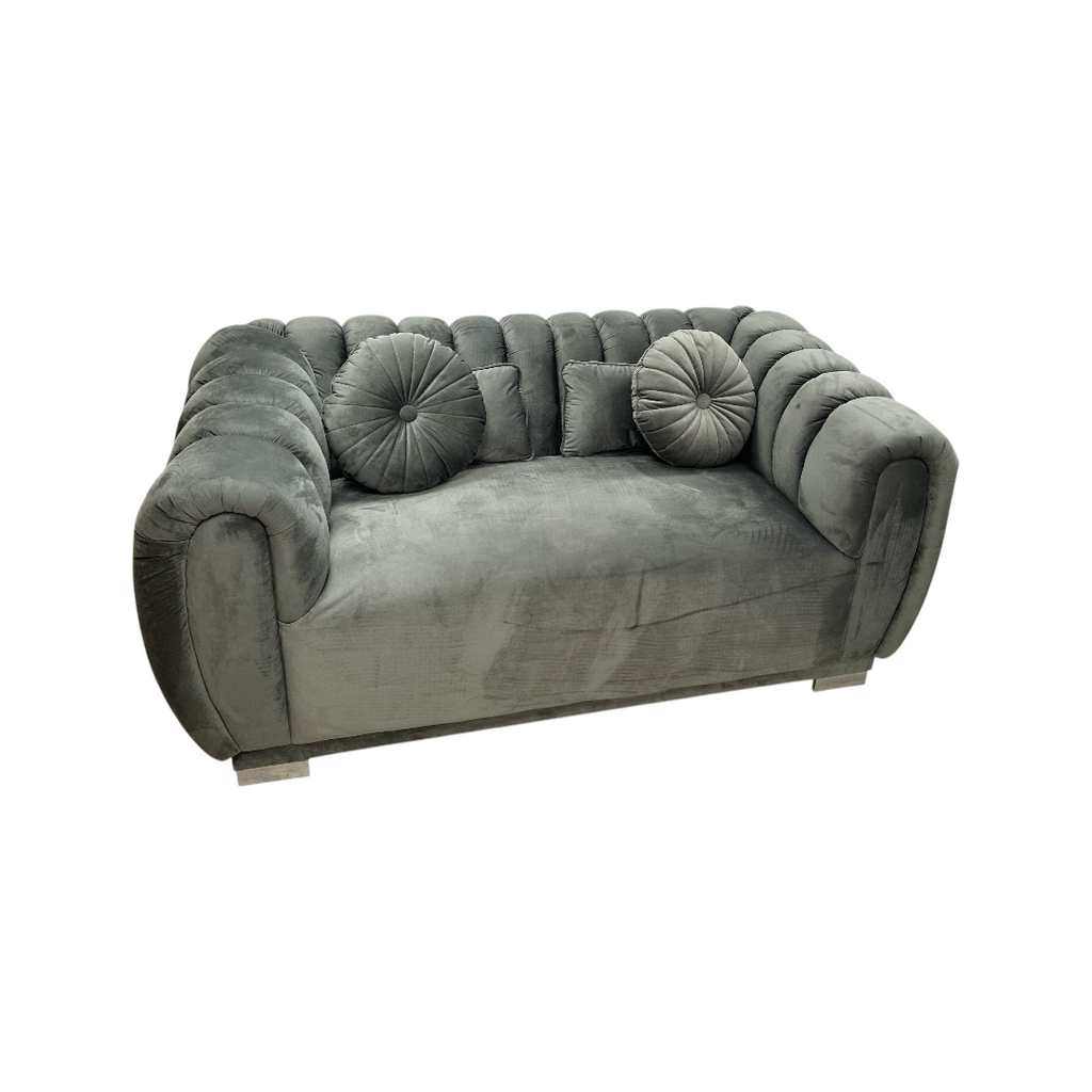 Everly Quinn Byrd Velvet 2-Piece Sofa Set