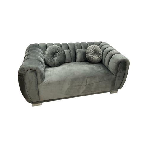 Everly Quinn Byrd Velvet 2-Piece Sofa Set, image 4