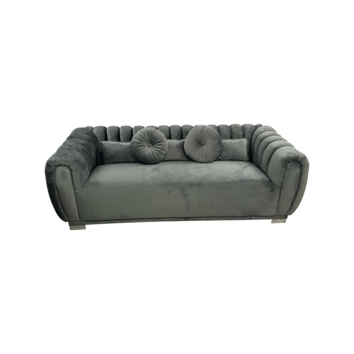 Everly Quinn Byrd Velvet 2-Piece Sofa Set, image 5