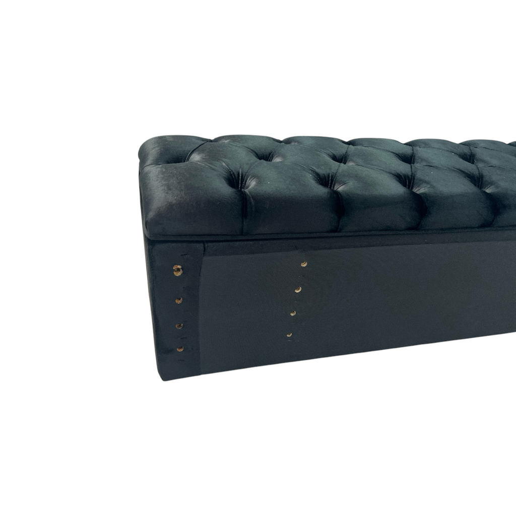 Everly Quinn Johnnay Upholstered Platform Storage Footboard