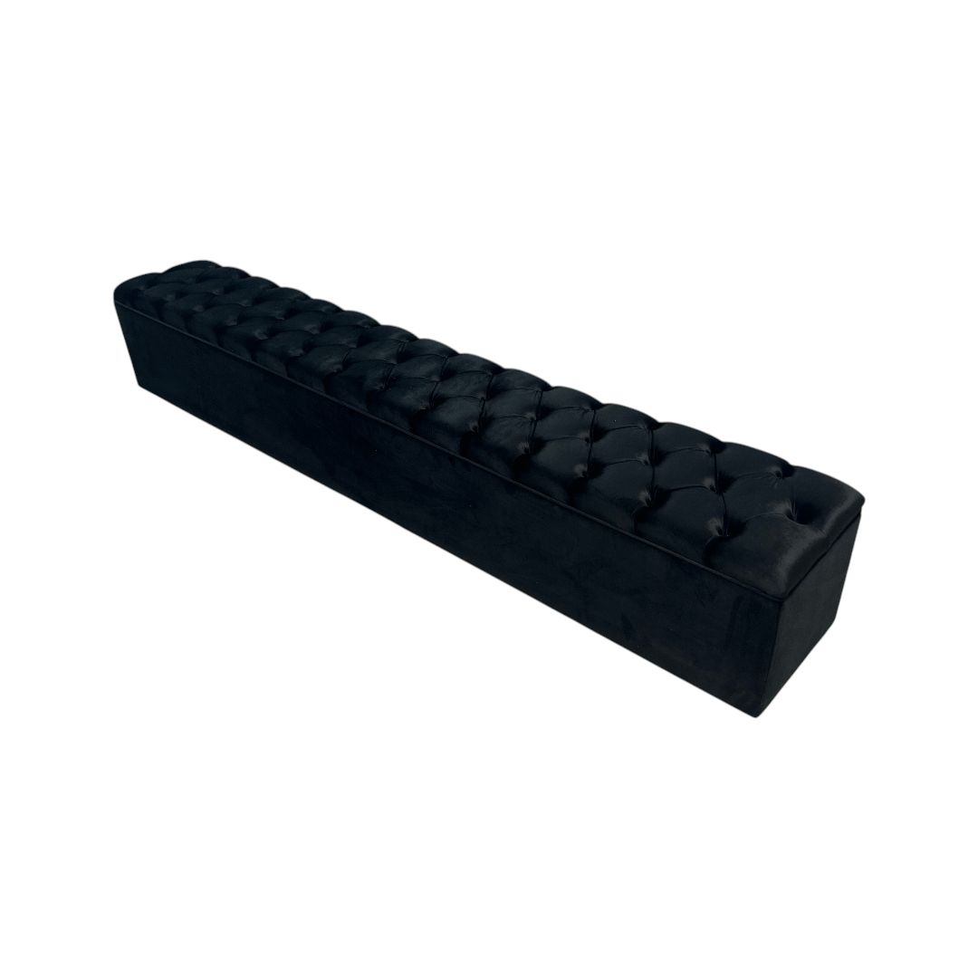 Everly Quinn Johnnay Upholstered Platform Storage Footboard