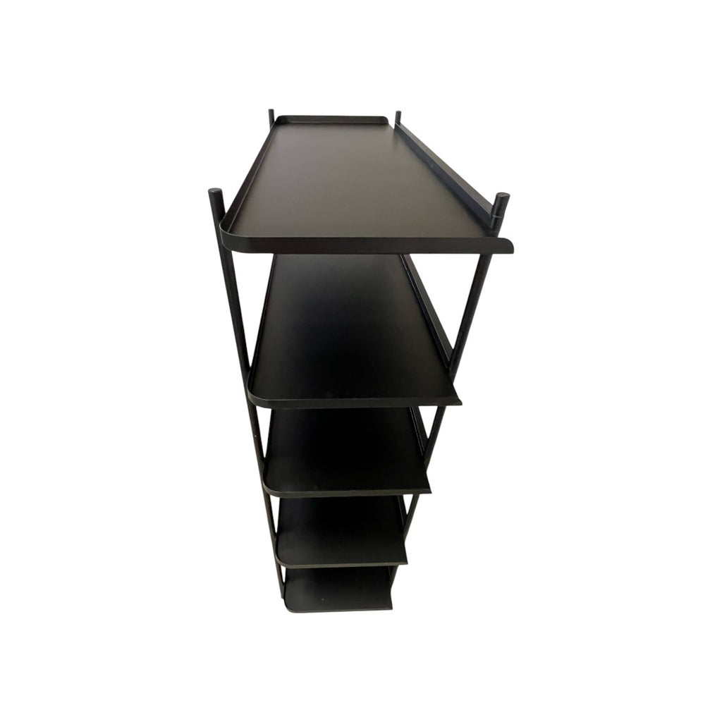Fernish Highland Black Bookcase Set - Black