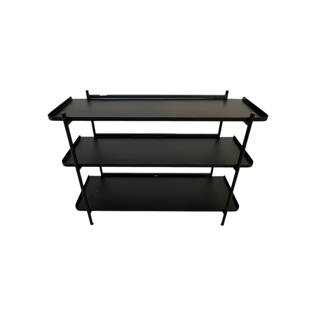 Fernish Highland Black Bookcase Set - Black