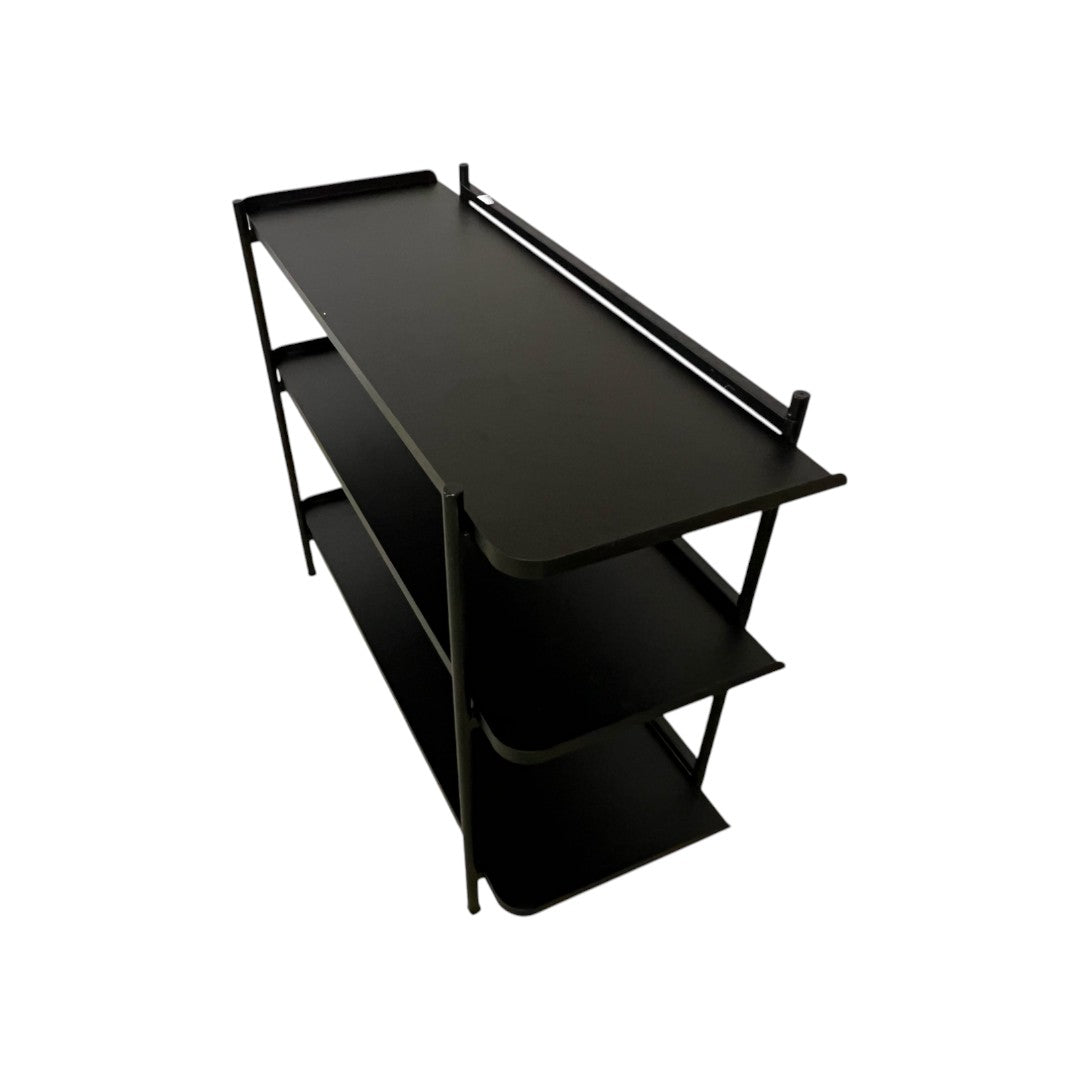 Fernish Highland Black Bookcase Set - Black