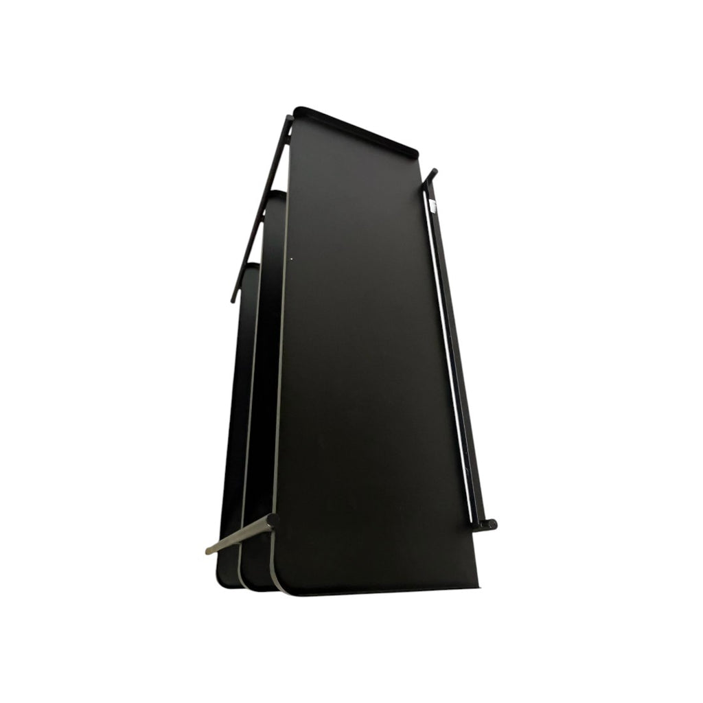 Fernish Highland Black Bookcase Set - Black