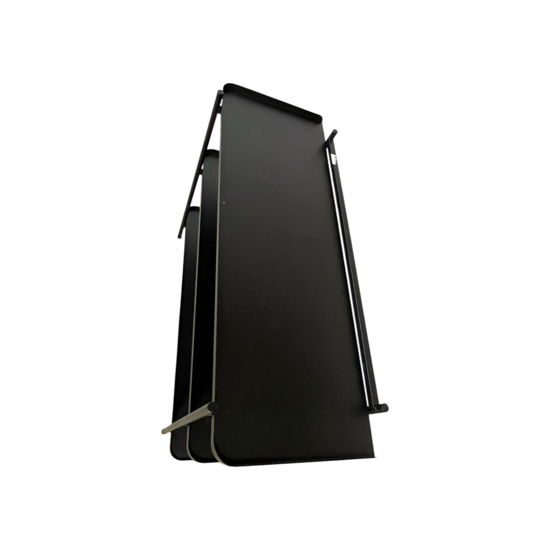 Fernish Highland Black Bookcase Set - Black