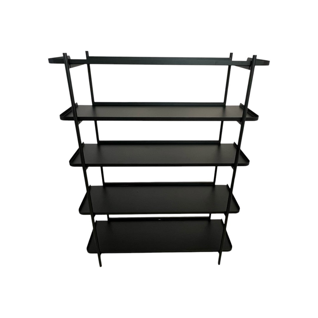 Fernish Highland Black Bookcase Set - Black