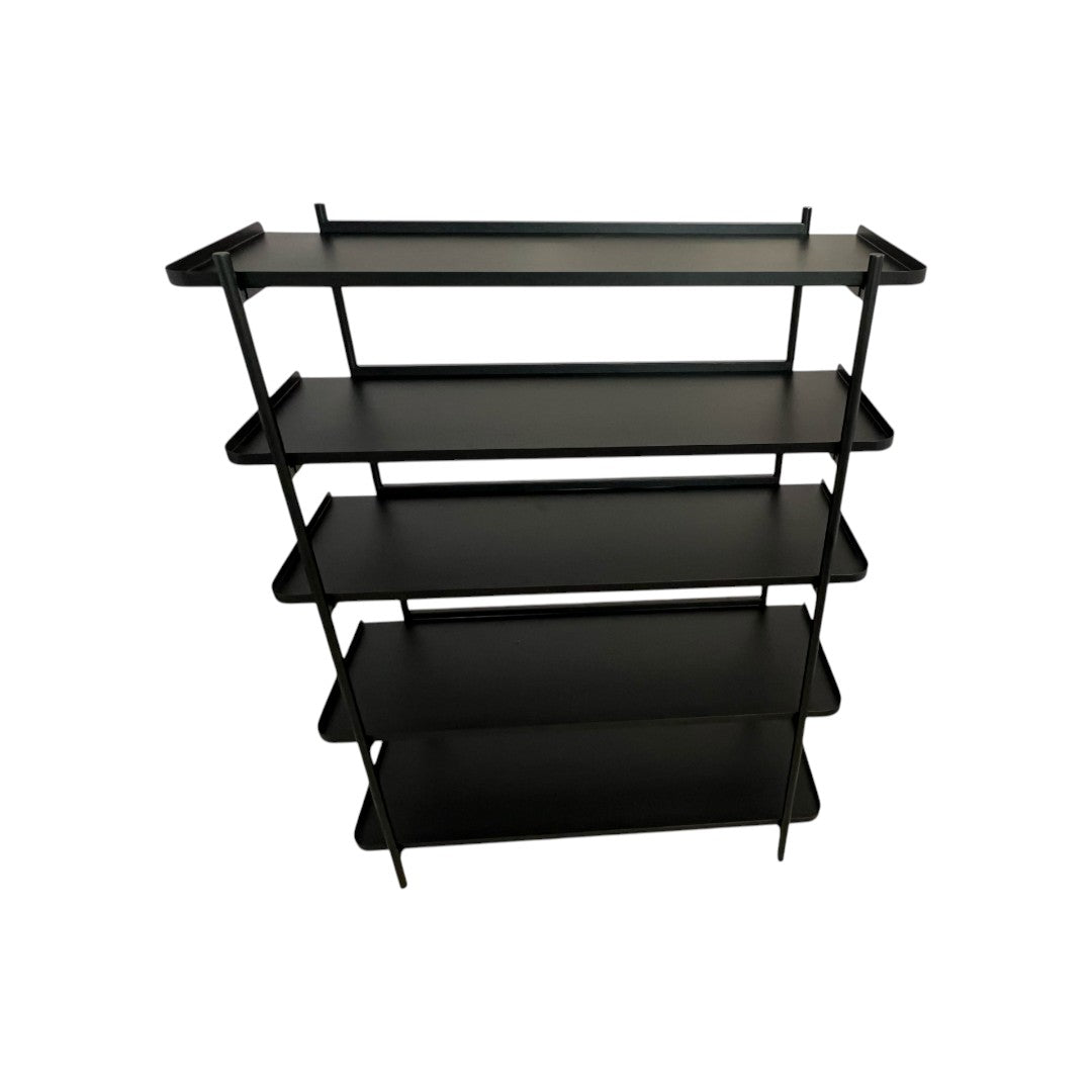 Fernish Highland Black Bookcase Set - Black
