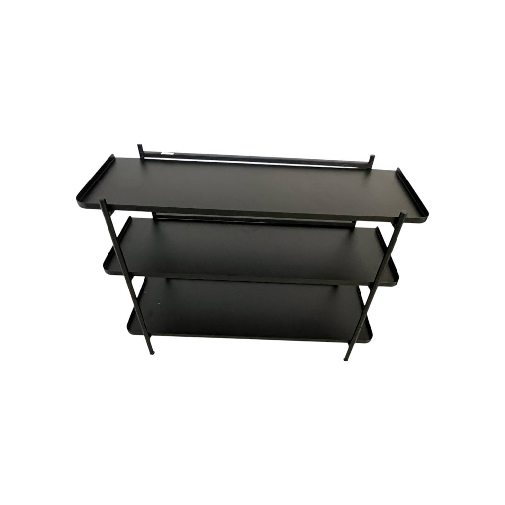 Fernish Highland Black Bookcase Set - Black