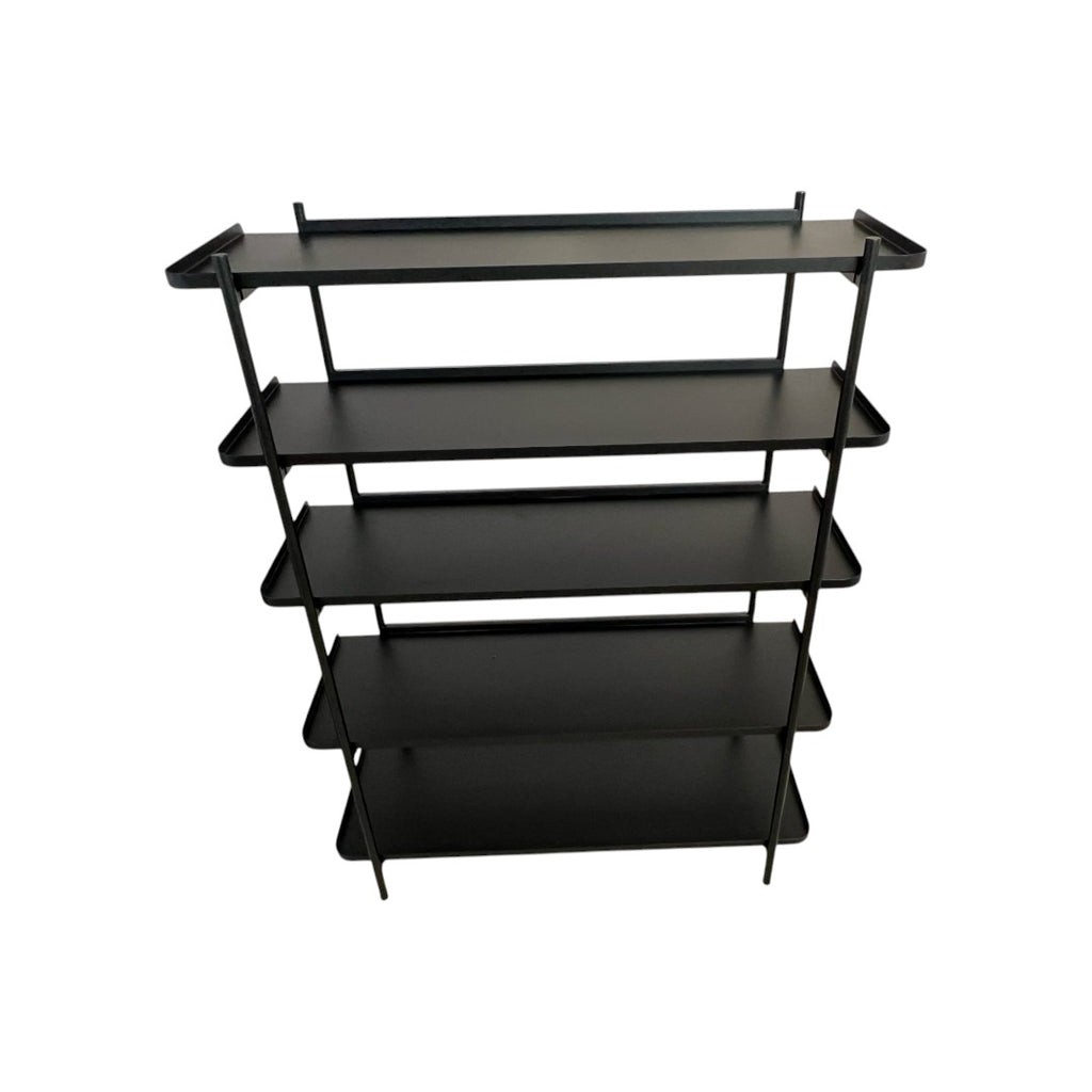 Fernish Highland Black Bookcase Set - Black