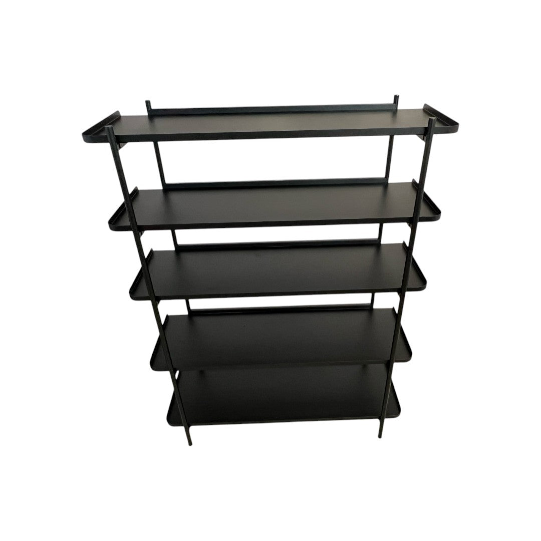 Fernish Highland Black Bookcase Set - Black
