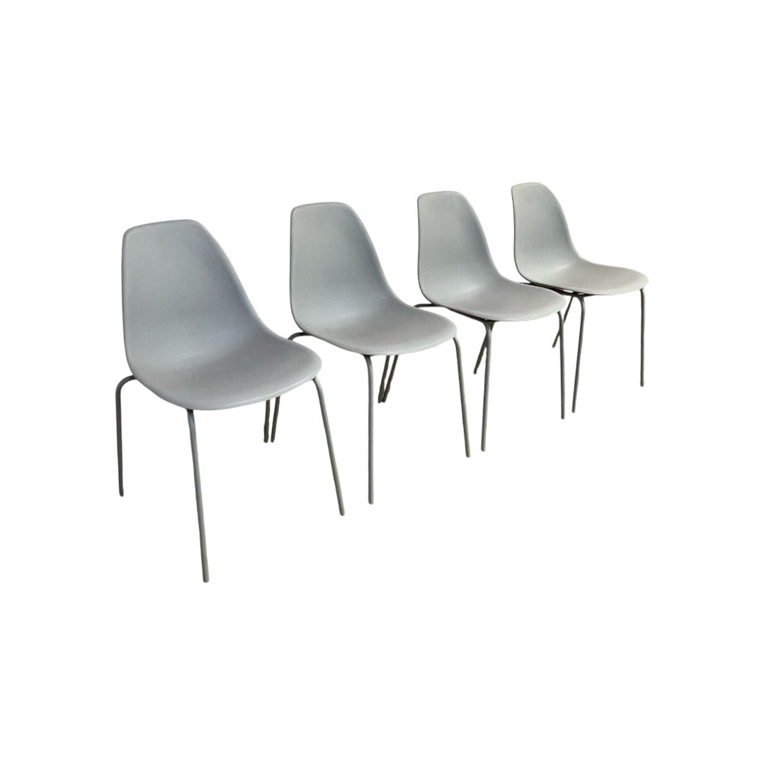 Fernish Martel Gray Dining Chair Set