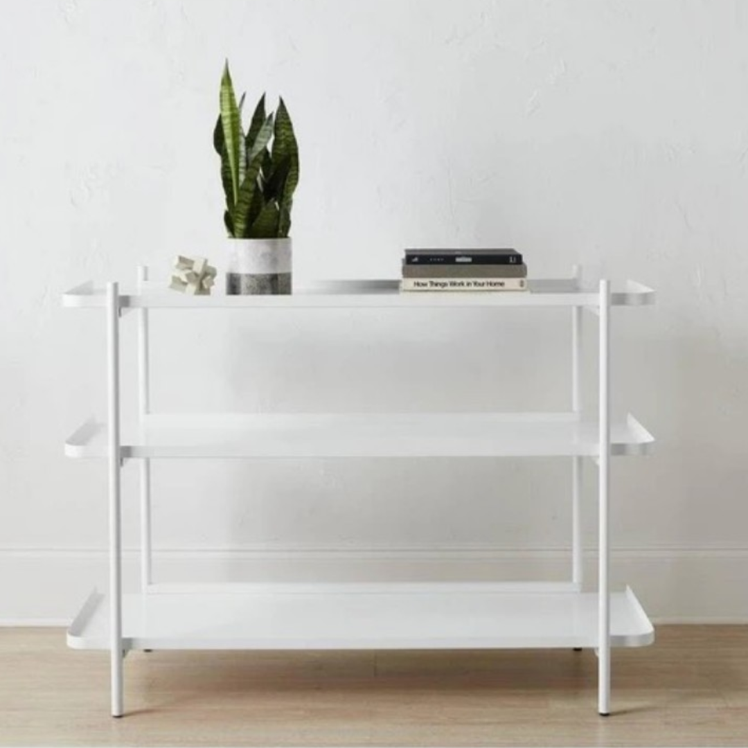 Fernish Highland Bookcase - 3 Shelf - White