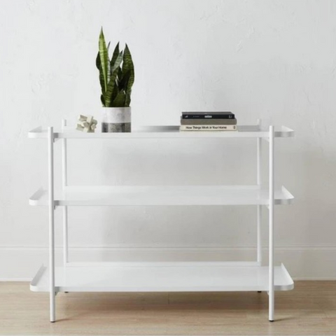 Fernish Highland Bookcase - 3 Shelf - White