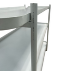 Fernish Highland Bookcase - 3 Shelf - White
