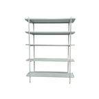 Fernish Highland Bookcase - 5 Shelf - White