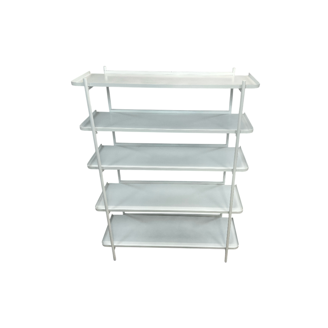 Fernish Highland Bookcase - 5 Shelf - White