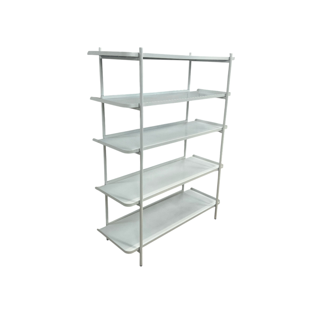 Fernish Highland Bookcase - 5 Shelf - White